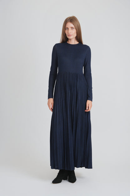 RACHEL DRESS (NAVY)