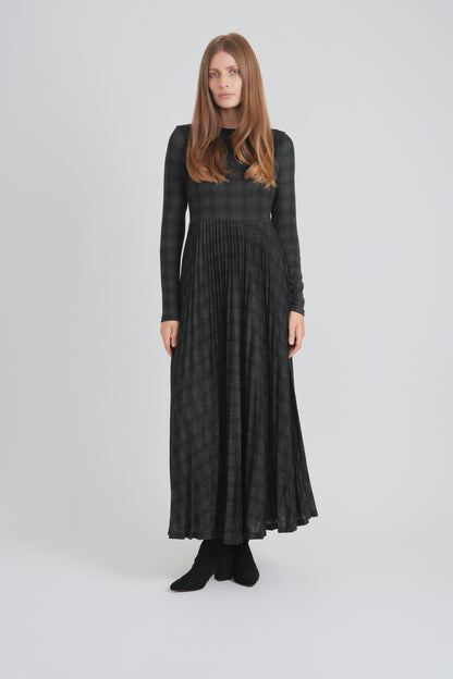 RACHEL DRESS (CHARCOAL)