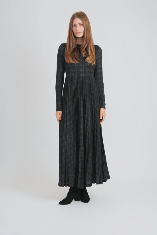 RACHEL DRESS (CHARCOAL)
