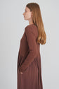 CLOVER DRESS (BROWN)