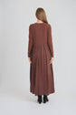 CLOVER DRESS (BROWN)