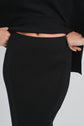 RIBBED 2 PCS. SET (BLACK)