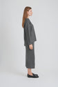 RIBBED 2 PCS. SET (CHARCOAL)
