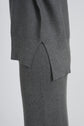 RIBBED 2 PCS. SET (CHARCOAL)