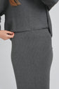 RIBBED 2 PCS. SET (CHARCOAL)