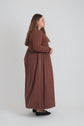 CLOVER DRESS (BROWN)