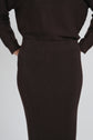 RIBBED 2 PCS. SET (BROWN)
