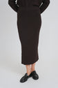 RIBBED 2 PCS. SET (BROWN)
