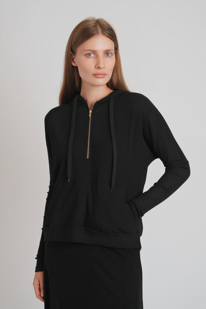 ZIP HOODIE TOP