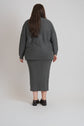 RIBBED 2 PCS. SET (CHARCOAL)