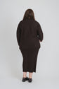 RIBBED 2 PCS. SET (BROWN)