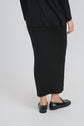 MODAL MIDI SLIM SKIRT (BLACK)