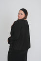 BACK PLEAT CARDIGAN