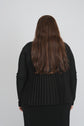 BACK PLEAT CARDIGAN