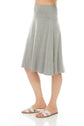 MODAL SKYE SKIRT ( LIGHT H. GREY)