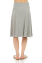 MODAL SKYE SKIRT ( LIGHT H. GREY)