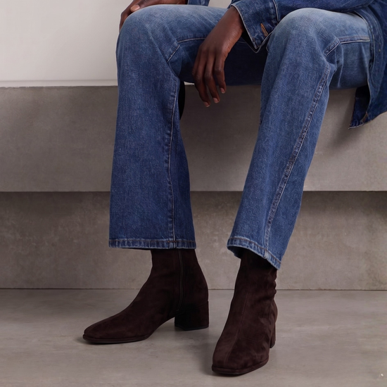 Massi Square-Toe Sock Boot
