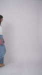 PANEL DENIM MAXI SKIRT