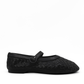 Rena Woven Mary Janes