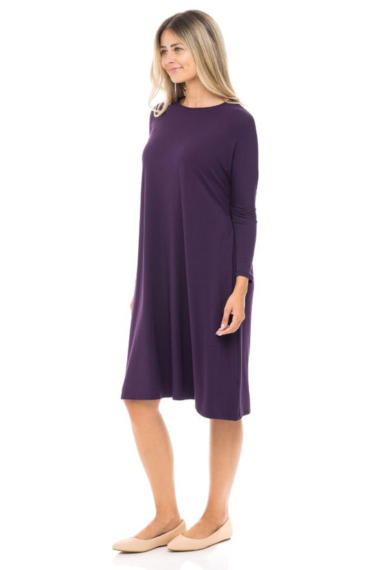 Tunic Dress ( Grape)