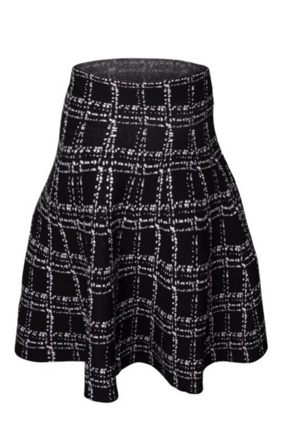 Mia Mod Tweed Skirt