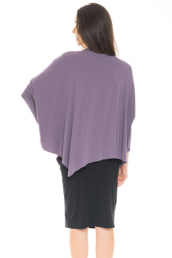 EDEN TOP SOLID JERSEY (DUSTY LILAC)