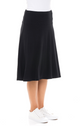 RIBBED SKYE SKIRT (BLACK)