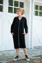 Hoodie Zip Up Dress
